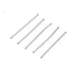 10Pcs 0.3x2x40mm Extended Compressed Springs Stainless Steel Silver Compression Spring Telescopic Spring Shop and Home Repairs