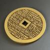 Brass Die-Cast Pendant Taoist Mountain Ghost Bagua Copper Coin Zhang Angel Craft Money