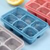 Big Grid Silicone Ice Cube Mold Ice Cube Maker Flexible Silicone Ice Cube Tray with Lid Kitchen Gadgets and Accessories