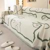 Chenille Sofa Cover Towel Integrated Backrest Towel Four Seasons Universal Sofa Cover Dustproof Cover