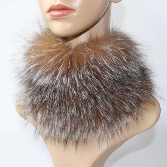 Nowy Szalik z Prawdziwego Futra Lisiego Opaski Futrzane Kobiety Zima Szaliki z Futra Lisiego Luksusowy Ocieplacz na Szyję Dobra Elastyczność Naturalne Futrzane Mufki