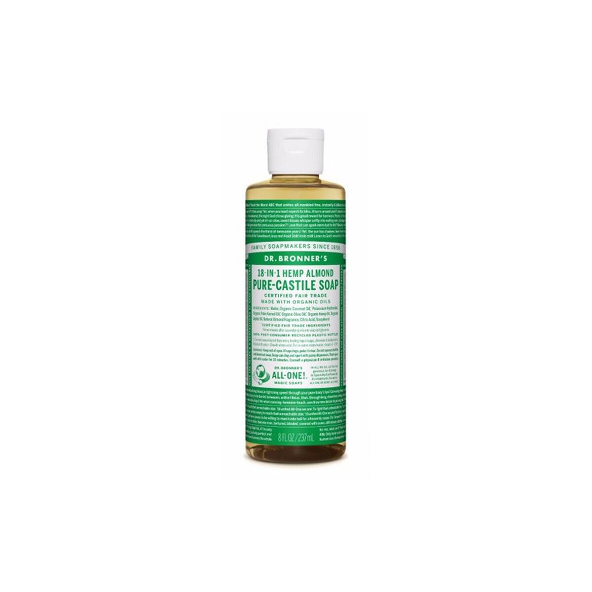 

Savon liquide Dr Bronner s 240 ml Amandes