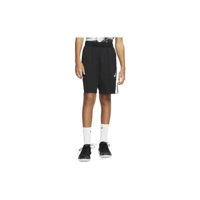 Kids Logo Color-Block Panel Straight-Leg Shorts Kids Bottoms Black CJ9272-010