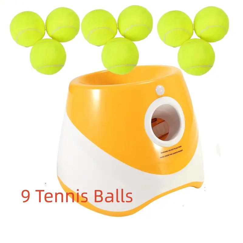Automatic Dog Ball Launcher for Border Collies - Tennis Ball Throwing and Bouncing Toy