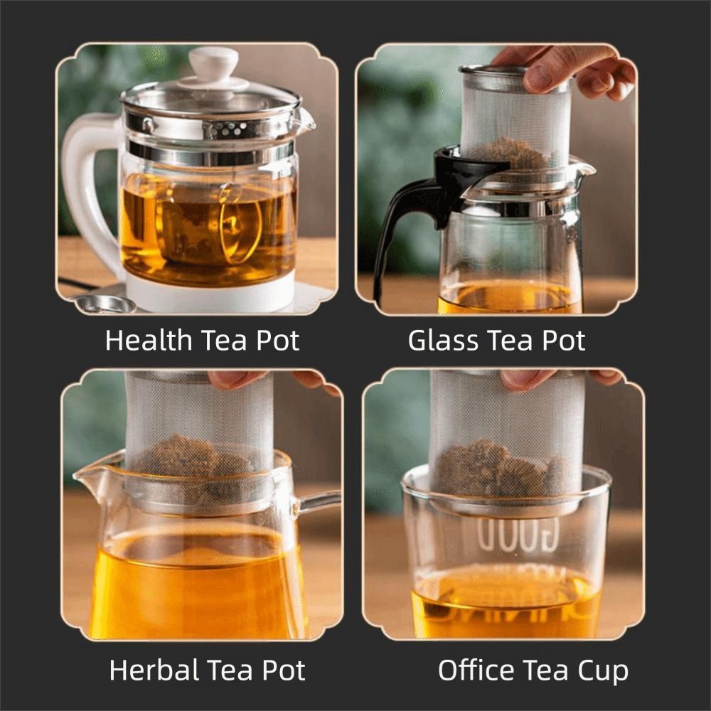 New Stainless Steel Tea Strainer Multifunction Mesh Mesh Filter With Lid Reusable Spice Infuser Kitchen Accessories