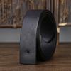 Headless Belt Men'S Leather Pin Buckle First Layer Pure Cowhide Strip Retro Matte Trend Buckle-Free Belt Belt Does Not Take The Lead