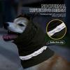 Adjustable Dog Head Cover Dog Neck Warmer Rainproof Dog No Shake Head Wrap Fireworks Pet Grooming Headband Pet Neck Gaiter