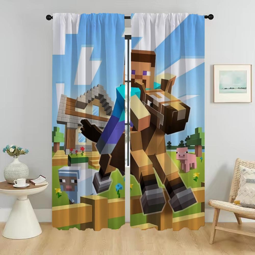 

Шторы для гостиной Шторы для комнаты 2 панели Шторы для дома Шторы для интерьера Разделение Хэллоуин Украшение Ребенок W50xH70cmx2pcs-CL