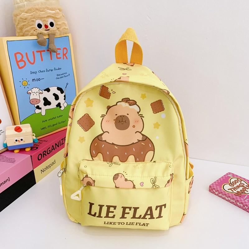

Новый милый детский рюкзак сверхлегкий, высококачественный, с функцией снижения веса, для мальчиков и девочек, для детского сада жёлтый