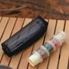 Camping Spice Kit with 5 Seasoning Bottles Portable Travel Spice Container Bag Seasoning Storage Bag for Picnic Cooking Barbecue
