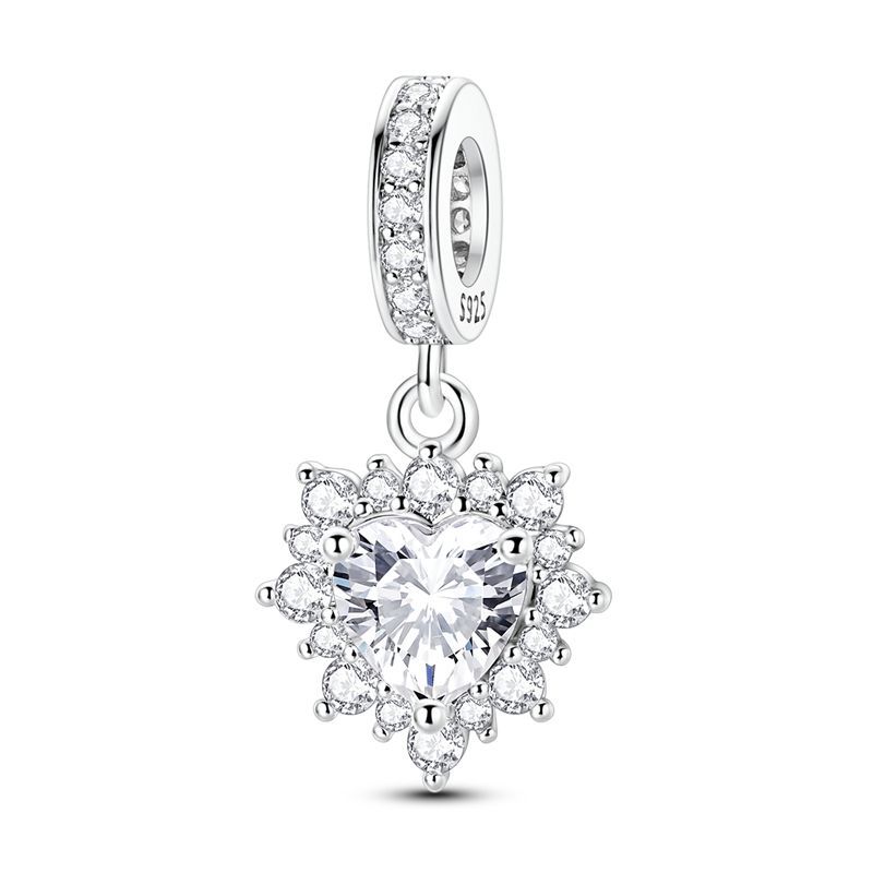 New Copper Charms Beads Pendant Cherry Lemon Heart Tower Charm For Original Bracelet Diy Woman Jewelry Accessories