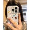 Kawaii Korean Cartoon Raindrop Puppy Heart Phone Case For IPhone 17 17E 16E Air 16 15 14 13 Pro Max 12 11 Plus Y2K Durable Cover