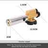 Electronic Ignition Copper Flame Butan Gas Burner Gun Maker Torch For Outdoor Camping Picnic BBQ Welding Equipment