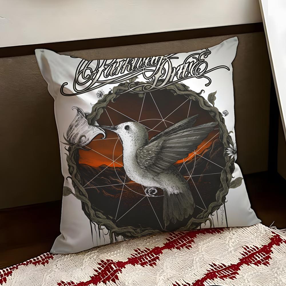 Parkway DDrive Band Cushion Cover Reversible Soft Durable Pillow Cover Home  Car MultiScene Use for Daily Comfort