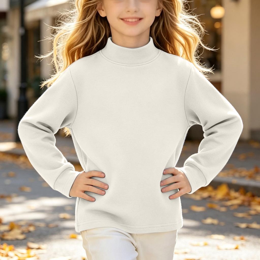 Kids' Long Sleeve Hoodie - Color Casual Pullover Sweatshirt for Boys and Girls