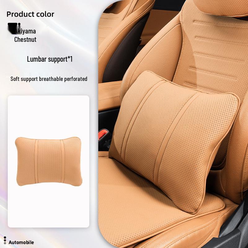Luxurious Breathable Neck and Lumbar Seat Cushion Set for Maybach