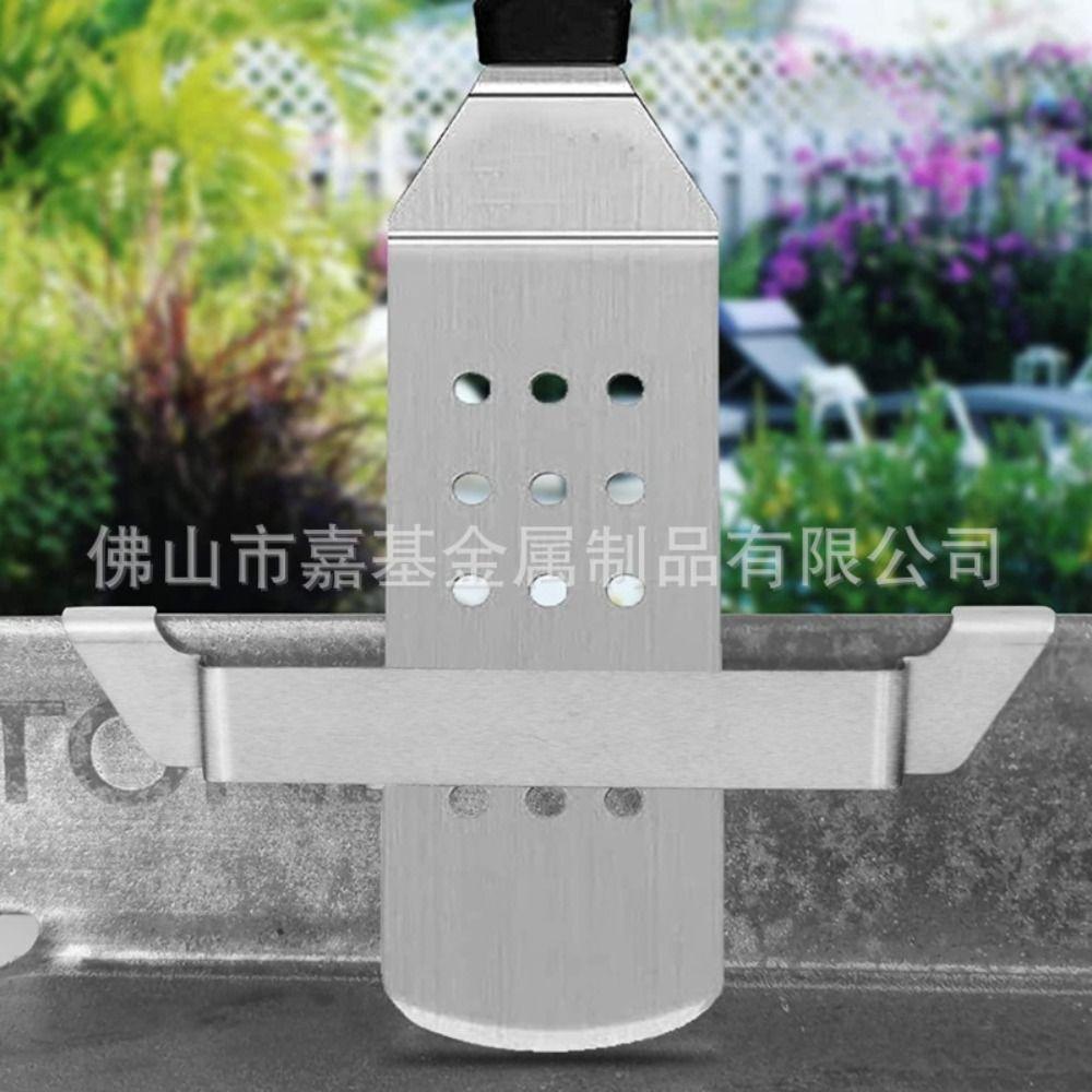 Magnetic Design Spatula Holder Stainless Steel Silvery Barbecue Tool Rack Stainless Steel Grill Barbecue Tool Rack BBQ