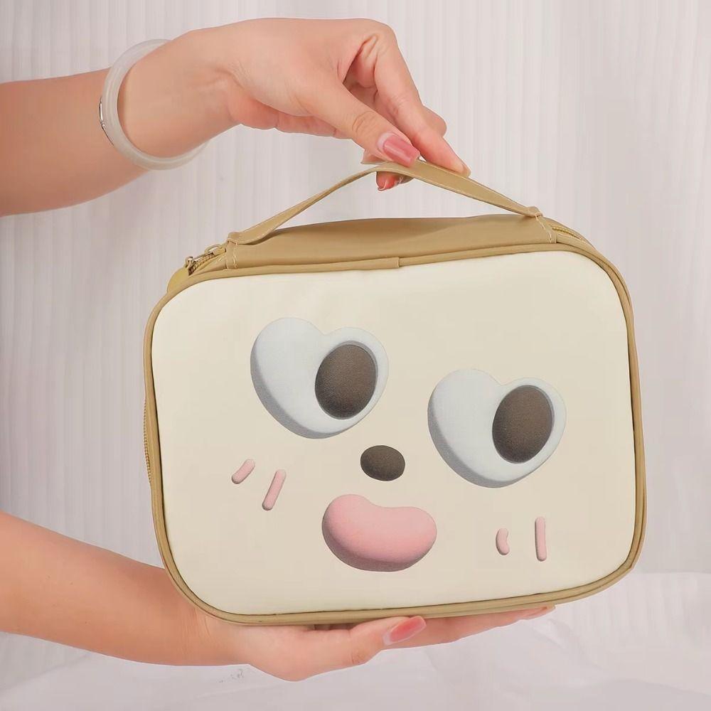 Single/Double Layer Travel Toiletry Storage Pouch Women's Cosmetics Handbag  Bathroom