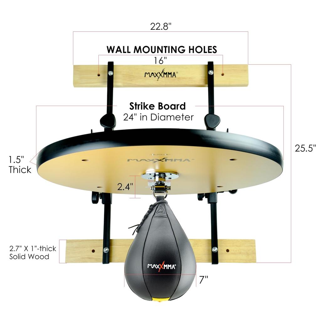 Kit platformă pentru sac de viteză reglabil MaxxMMA Heavy Duty Speedball 24" + (Speedball)