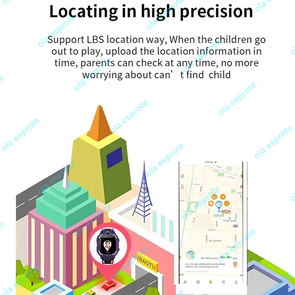 New Q19 Kids Smart Watch 2g Sim Card Smartwatch for Children Sos Call Phone Camera Voice Chat Po Boy Girl Gifts Color Screen