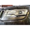 Front Head Light Lamp Eyebrow Cover Trim For Jeep Grand Cherokee 2014-2017 2018 Chrome Car Headlight Eyelid Strip Accessories