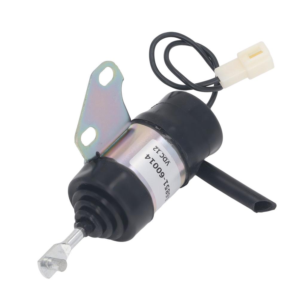 12V Shut Off Solenoid Valve 16851‑60014 Fuel Stop Solenoid Valve for Kubota Z482 D902 D722 Excavator