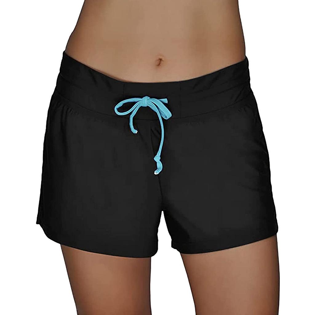 Модные женские повседневные шорты для йоги с высокой талией, кулиской и принтом