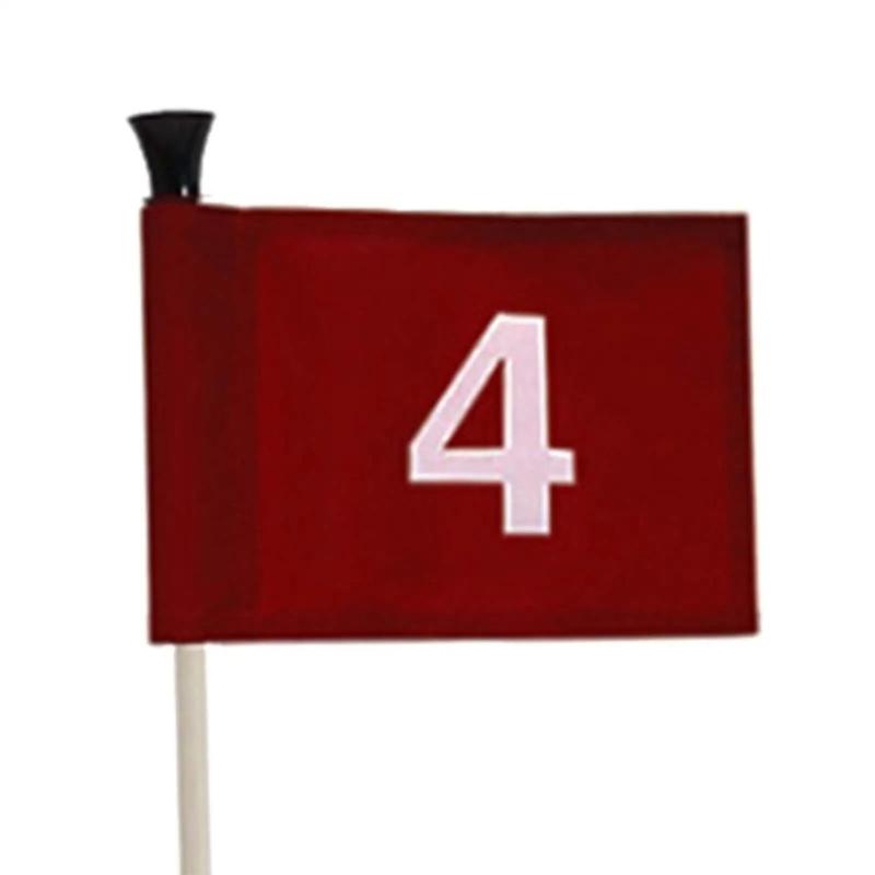 Portable Golf Practice Flagstick Set With ABS Putting For Indoor Outdoor Training