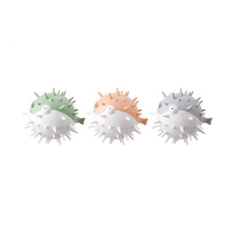 Pufferfish Dog Toy gray