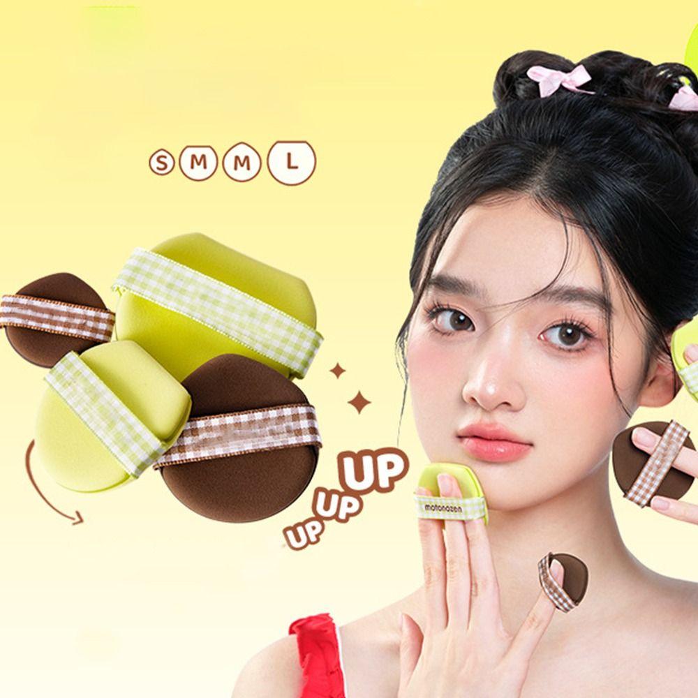 

4PCS Super Soft Powder Puffs Dry and Wet Use Makeup Sponge Set Portable Makeup Puffs Beauty Tools 4pcs