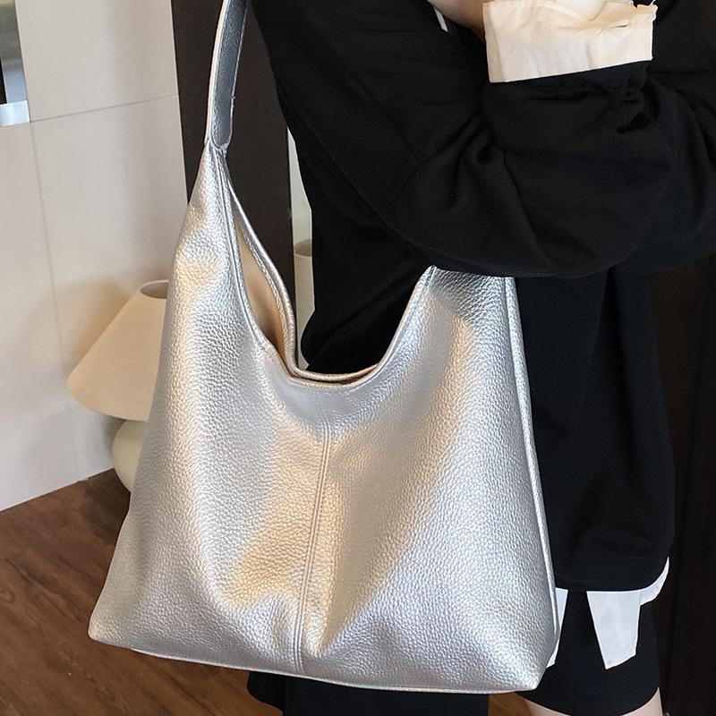 Unterarmtasche Damen Sommer neu große Kapazität Tragetasche Studentenkurs große Kapazität Schultertasche Pendlertasche