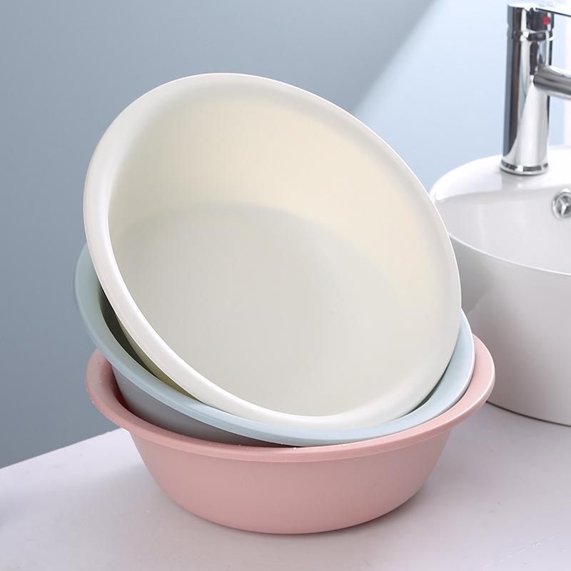 Thickened Frosted Plastic Washbasin for Household, Laundry, and Baby Use