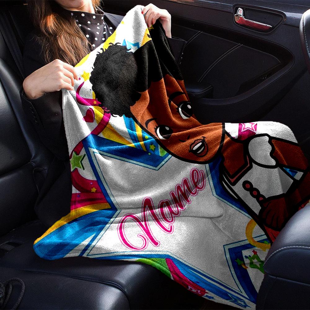 Customiz Name Personality Gracies Corner Blanket Soft &Warm Sofa Office Bed Travel Lunch Break Blanket, Gift Suitable All Seasons