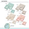 Kusubashi Monori Imabari Towel KuSu POP Twill Gauze/Triple Gauze Bath Towel, Gray, Approx. 56 x 120 cm, Made in Japan, Product Number 1-69031-11-GY