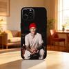 Justin B-Bieber Phone Case For iPhone17,16,15,14,13,12 Plus,Max Soft Silicone Black Cover