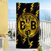 Borussia Dortmund Personalized Name Beach Towel Soft Durable Quick-Dry Portable for SwimmingBeachCamping Travel Beach AccessoriesGym