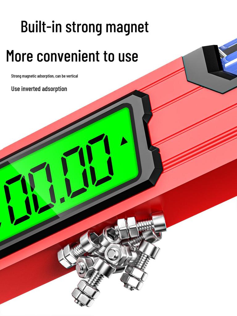 2026 High-Precision Magnetic Digital Electronic Spirit Level Ruler