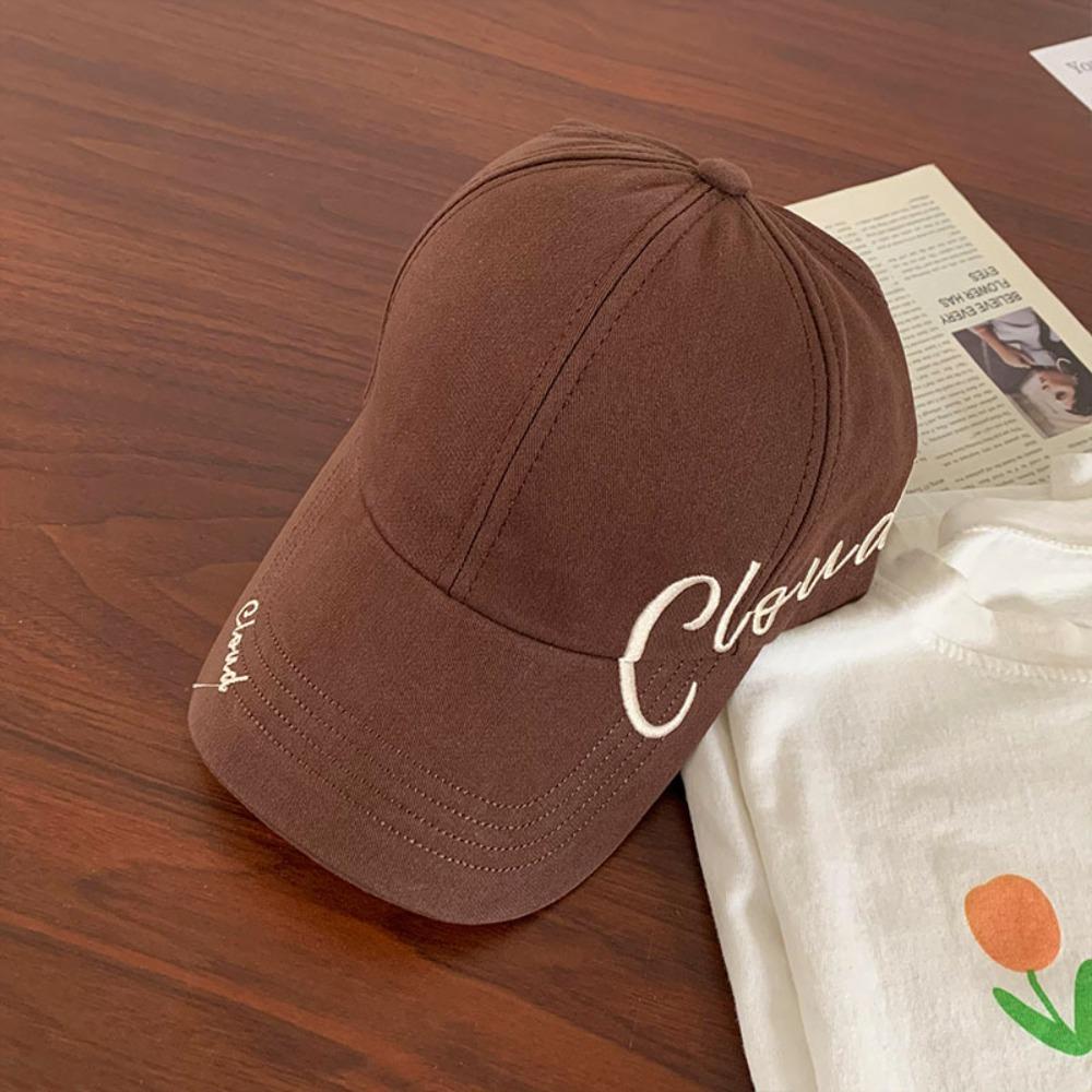 Soft Tattered Peaked Cap Cotton Sunscreen Hat Fashion Embroidered Baseball Cap  Party