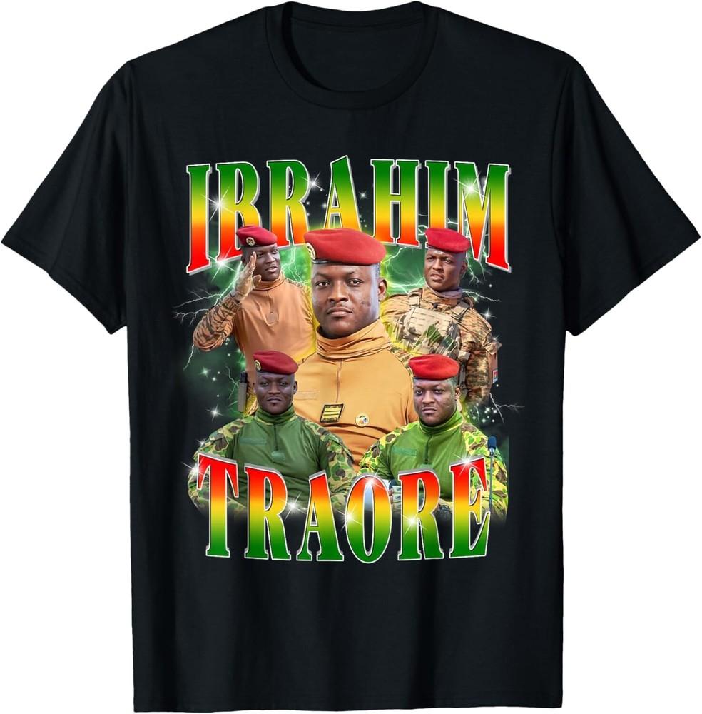 

Retro Ibrahim Traoré Bootleg Viva Burkina Faso NATION Traore Africa T-Shirt 4XL