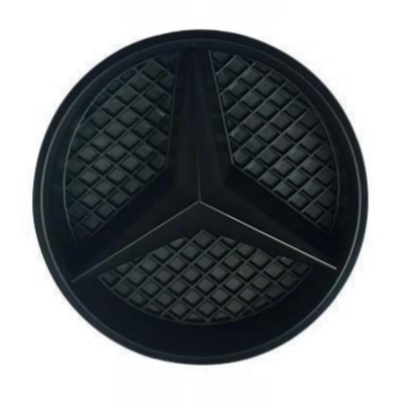 

Hot Car Sticker 1X ·3D ABS Car Front Grille Badge Cover Star Logo Grid hollowed-out label for Mercedes Benz W204 2006-2012 B/V c матовый черный