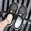 Fashion Half Platform Mules Male Slipper Beach Hole Men's Shoe Slides Adult Elegant Casual Fun Mascullino 2025 Style Summer Sale Trend