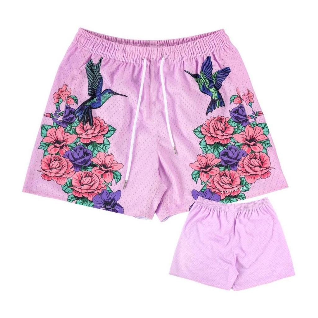 Pánské prodyšné rychleschnoucí basketbalové běžecké šortky