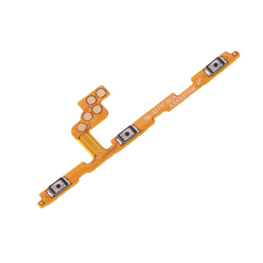OEM Power On/Off and Volume Buttons Flex Cable Part for Samsung Galaxy A21S A217