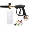 4350PSI Pure Copper High-Pressure Car Wash Nozzle for Professional Car Wash Shops with 1L Foam Spray Gun 1/4" Quick Nozzle Set