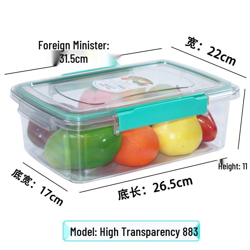 ZISIZ High Transparency PET Food Storage Container