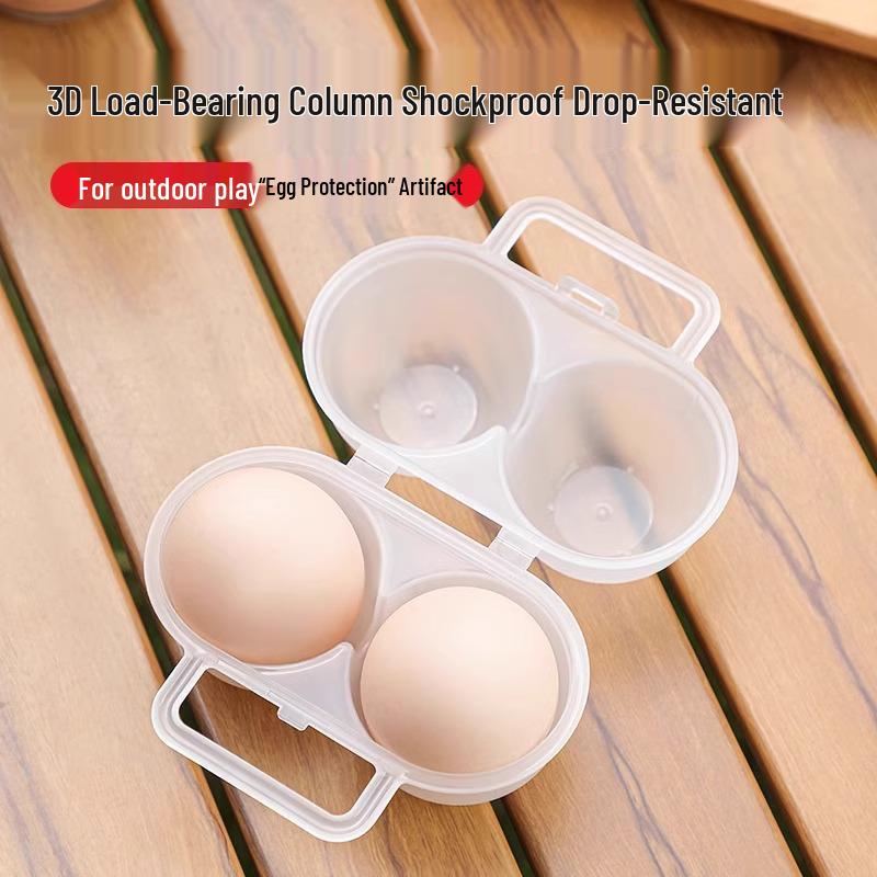 Shockproof Portable Egg Storage Box with Lid