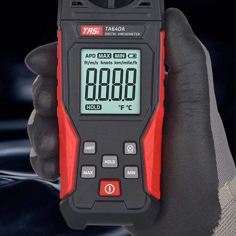 TA640A Handheld Anemometer Digital Wind Speed Meter Portable High Precision Anemometer Professional Measuring Instruments