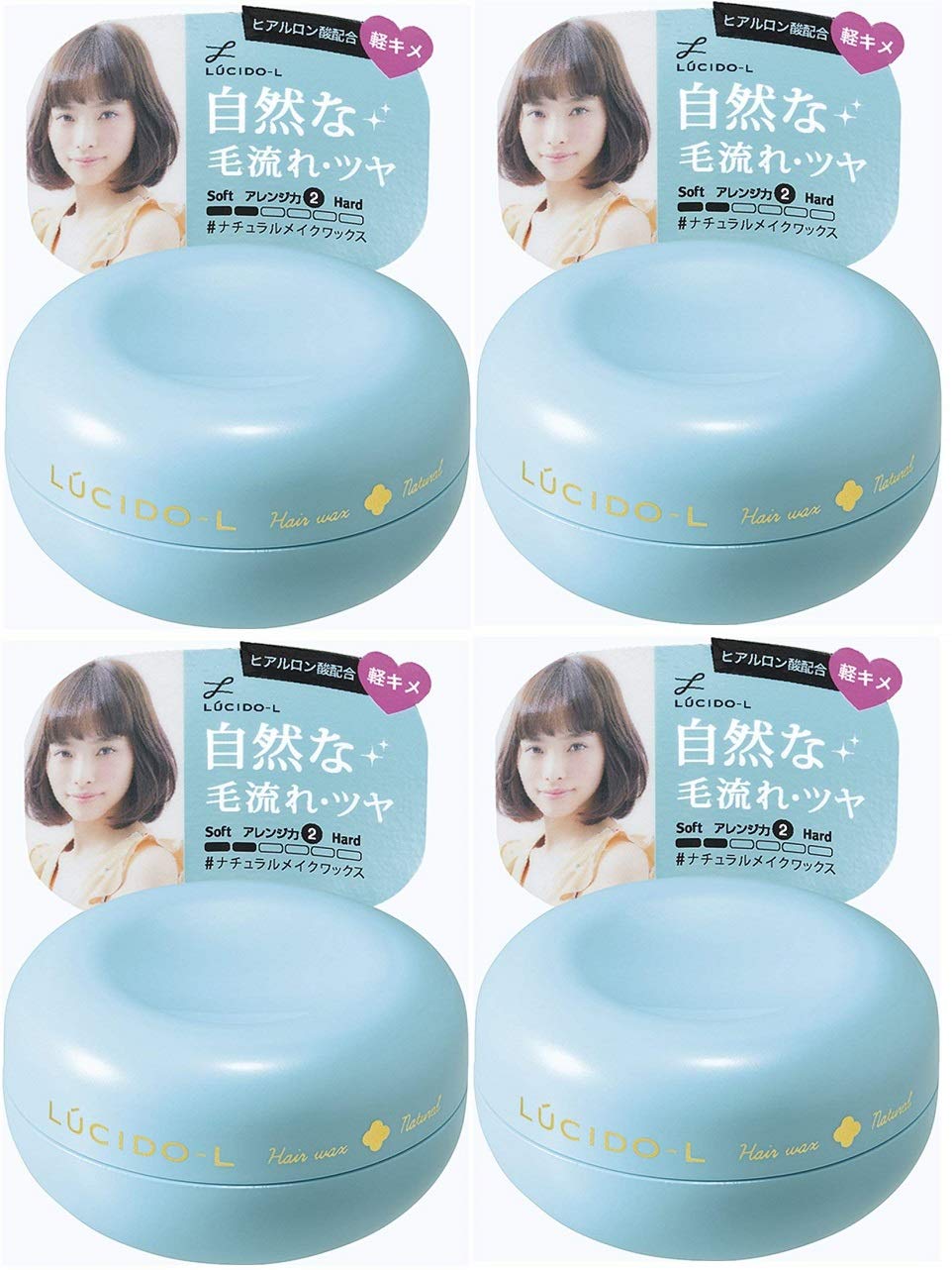 

Воск для макияжа 60 г x 4 шт. [Оптовая закупка] LUCIDO-L #Natural