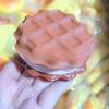 Creative Simulated Cake Squeeze Toy Stress Relief Slow Rising Feature Slow Rising Toy Soft Simulation Biscuit For Adhd Support