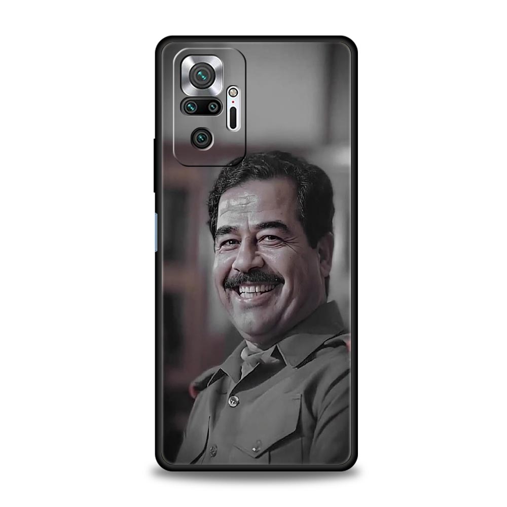 

Arabic Iraq Saddam Hussein Phone Case For Xiaomi Redmi Note 14 13 5G 10 11 12 Pro Plus 4G 14C 13C 12C 10C Black Cover Redmi Note 11Pro